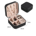 Custom PU Leather Small Travel Jewelry Boxes Organizer Storage Case Pouch Cute Factory Direct Packaging Women Girls Fashion