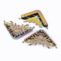 Deepeel BD303 Bag Hardware Accessories Rainbow Screws Clip Edges Protector Buckle Purse Corners
