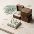 15-20mm Inner Diameter Natural Emerald Stone Ring Handmade Green Jade Ring Jewelry for Women and Men Jade Stone Rings
