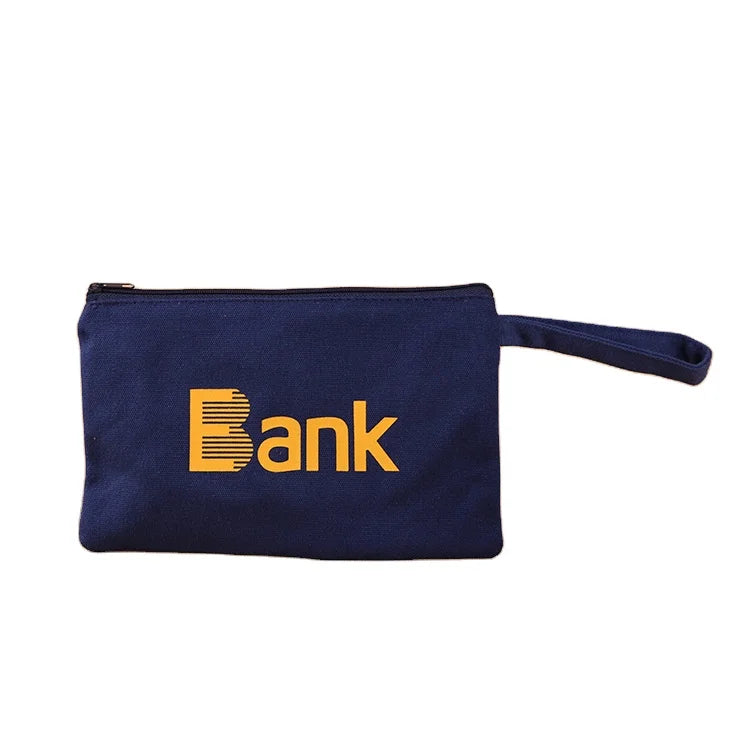 Custom-made Zipper Pouch Toiletry Travel Premium Cotton Make up Bag for Birthday Gift Wedding Party Gift