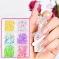 Wholesale 50pcs/bag Aurora Diamond Diy Nail Art Flat Back Stone Designs Nail Art Rhinestones