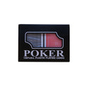 Custom Printed Black Red Rose PVC Waterproof Poker Deck Factory-Supplied Playing Cards with Tuck Box Made From Durable Plastic