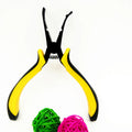 Ball Link Curved Plier Yellow+Black Rubber Grip DIY OEM ODM Steel & Rubber for RC Helicopter Airplane Repair Tool Kit