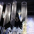 I877 Multiple Colors Spiral Curtains Wedding Background Display Ceiling Wall Decoration