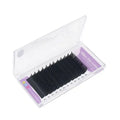 Wholesale Korean Pbt Fiber Handmade Natural Ellipse Flat Lashes Eyelash Extensions C/D Curl Soft Matte Synthetic Hair
