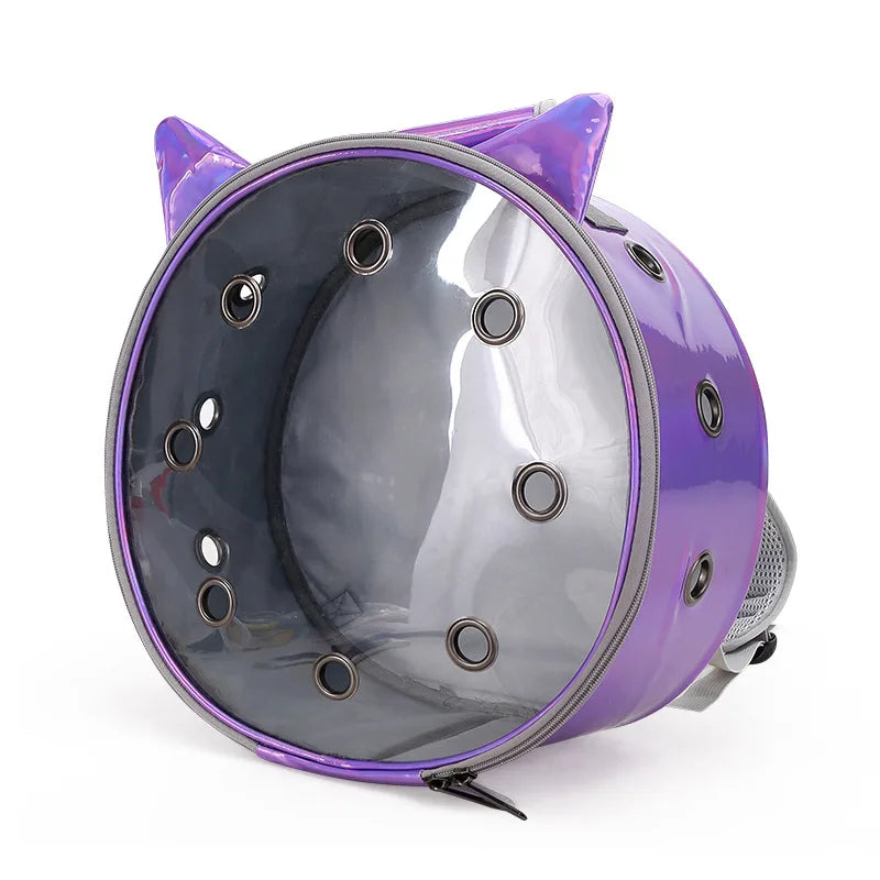 Wholesale Transparent Adjustable Unique Circle Shape Small Dog Front Pack Cat Carrier