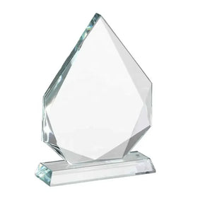 Guangzhou Wholesale Blank Crystal Trophy Award Customized logo Crystal Trophy Awards for Business Souvenir
