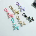 Fashion Metal Punk Jelly Balloon Dog Keychain with UV Printing for Women's Bags Pendants Cars-Colorful Coin Holder