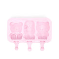 Cartoon Shape BPA Free Food Grade Silicone Popsicle Mold Easy Release Silicone Chocolate Mold Silicone Ice Cream Mold for Kids