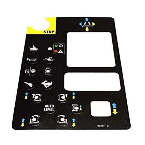 HNARL Platform Control Panel Decal 82417GT 82417 for Genie GS-2668 RT GS-3384 GS-3390 GS-4390 GS-5390