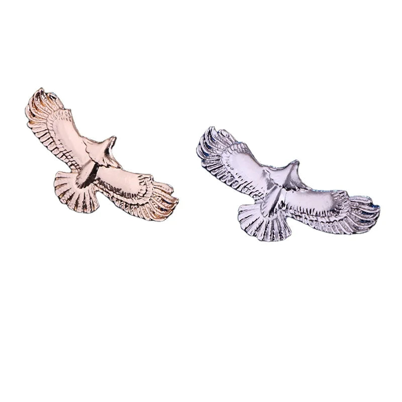 Fashion Men Gift Jewelry Suit Eagle Pins Brooch Tuxedo Gold Silver Animal Bird Wing Lapel Pin Corsage Badge Brooch for blazer