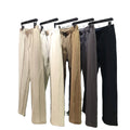 2023 Winter New Arrival Cotton Sweatpants for Man Plain Color Men Flare Sweatpants 365gsm Khaki Flared Sweatpants