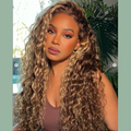 Ready to Ship Wholesale  Curly Brazilian Virgin Hair 180% Density 13x4 Transparent Lace 100% Human Hair Lace Front Wigs