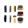 Wholesale Beard Brush with OEM Logo Natural Boar Bristle Wood Bamboo Wooden for Professional Men's Man Mustache Grooming Care