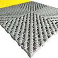 Modular Anti Slip Car Wash Free Flow Garage Floor Tiles for Parking
