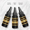 FZANEST 60 ml Premium Matte Gel Nail Top Coat Refill Matte Nails Base Coat Nail Top Coat
