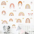 Kids Room Decoration Self Adhesive Cartoon rainbow Wallpaper Wall Sticker
