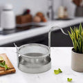 Unique Design 304 Stainless Steel Fine Mesh Filter Portable Tea Infuser With Rotate Bottom