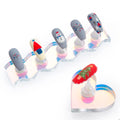 Nail Polish Practice Holder With Base Magnetic Nail Art Gel Display Stand False Nail Tips Holder