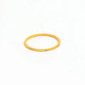 Joolim Jewelry Wholesale 18K Gold Plated Twill Damask Pattern Stainless Steel Dainty Ring for Women Ring