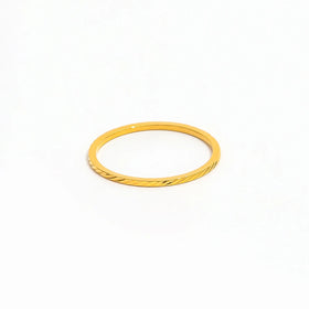 Joolim Jewelry Wholesale 18K Gold Plated Twill Damask Pattern Stainless Steel Dainty Ring for Women Ring