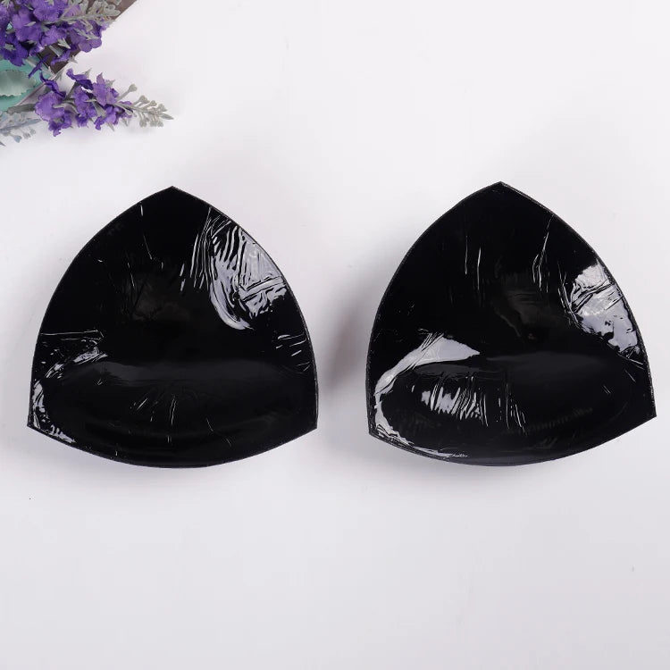 Soft Bra Pad Inserts Triangle Double Side Sticky Removeable Washable Reusable Bra Inserts Padded