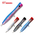 WD116 Wooden Popper Lure Handmade Hard Trolling Fishing Baits Wood Lure Popping Bait Top Water Lure