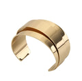 Hot Selling 2025 New Fashion Double Round Irregular Opening Bangle Light Luxury Style Christmas Gift Women Jewelry