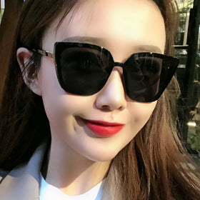 Fashion Designer Cat Eye Sunglasses Women Vintage Retro Mirror Sun Glasses Big Frame Sunglass Wholesale