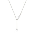 Wholesale 925 Sterling Silver Elegant Freshwater Pearl Pendants Choker Necklace for Women
