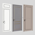 China Supplier Wholesale Pivot Latest Design Wooden Door Interior Door Room Door for House With Smart Lock
