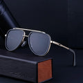 DOISYER 2026 Designer Brand Luxury Sunglasses for Men Hot Selling Double Bridge Metal Wind New Style Pilots