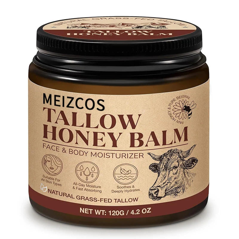 OEM ODM Private Label Benefits Halal Skin Care Organic Tallow Face Whipped Moisturizer Grass Fed Beef Tallow Balm