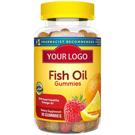 OEM Customized Deep-sea Fish Oil Protects Heart Health and Vision with Fish Oil Gummies