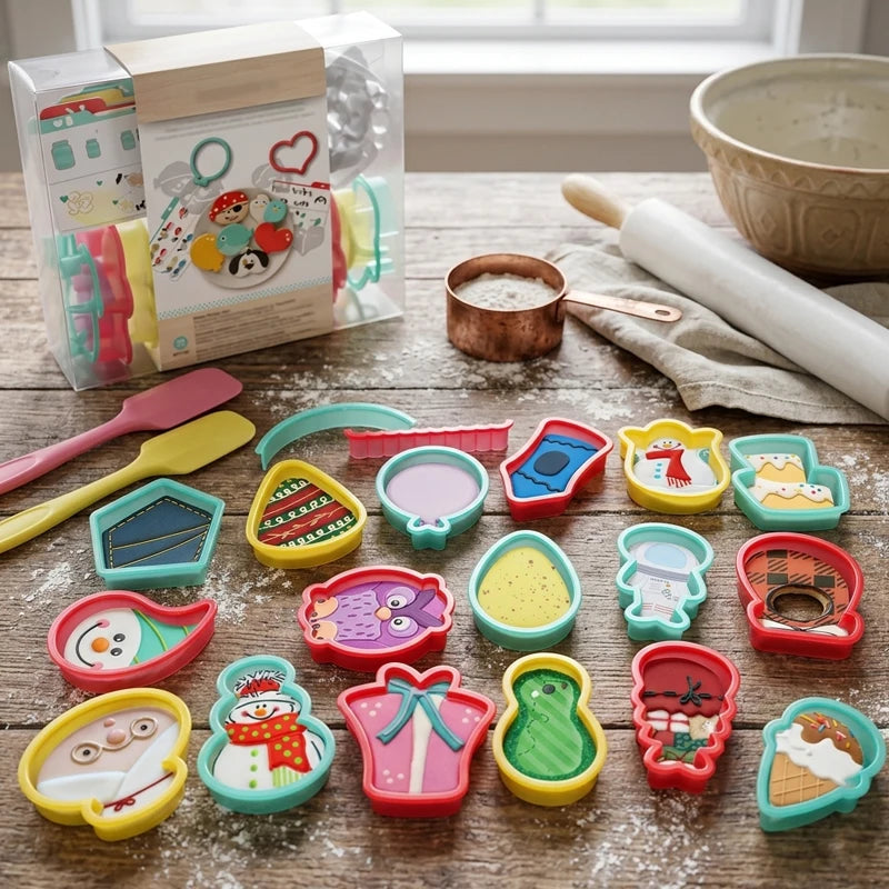 Sweet Sugarbelle Plastic Shape Shifter Biscuit Fondant Dough Cookie Cutter Mold Tool Set