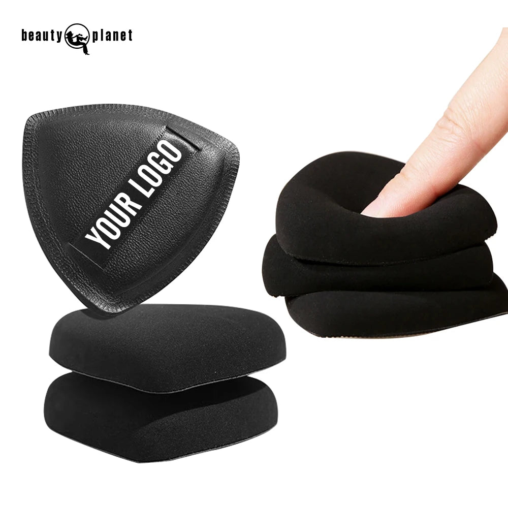 Beauty Planet Wholesale Black Sponge Puff Latex Free Foundation Wet and Dry Use Makeup Brushes and Sponges Cosmetic Powder Puff