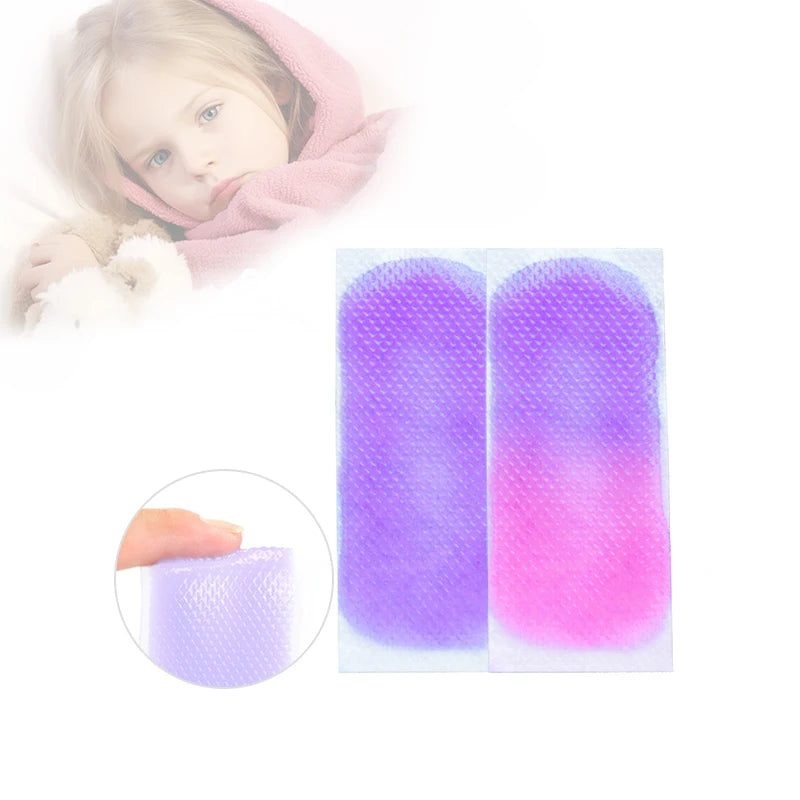 High Quality Private Label Hydrogel Patches Forehead Ice Cooling Gel That Changes Color Healthcare Supply
