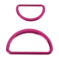 Ivoduff 25mm Metal D Ring D Ring Buckle for Garment Shoes Bags D Ring Buckle with Different Colors