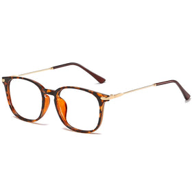 2024 Ready to Ship Leopard Design Cheap TR90 Computer Glasses Blue Light Blocking Anti Ray