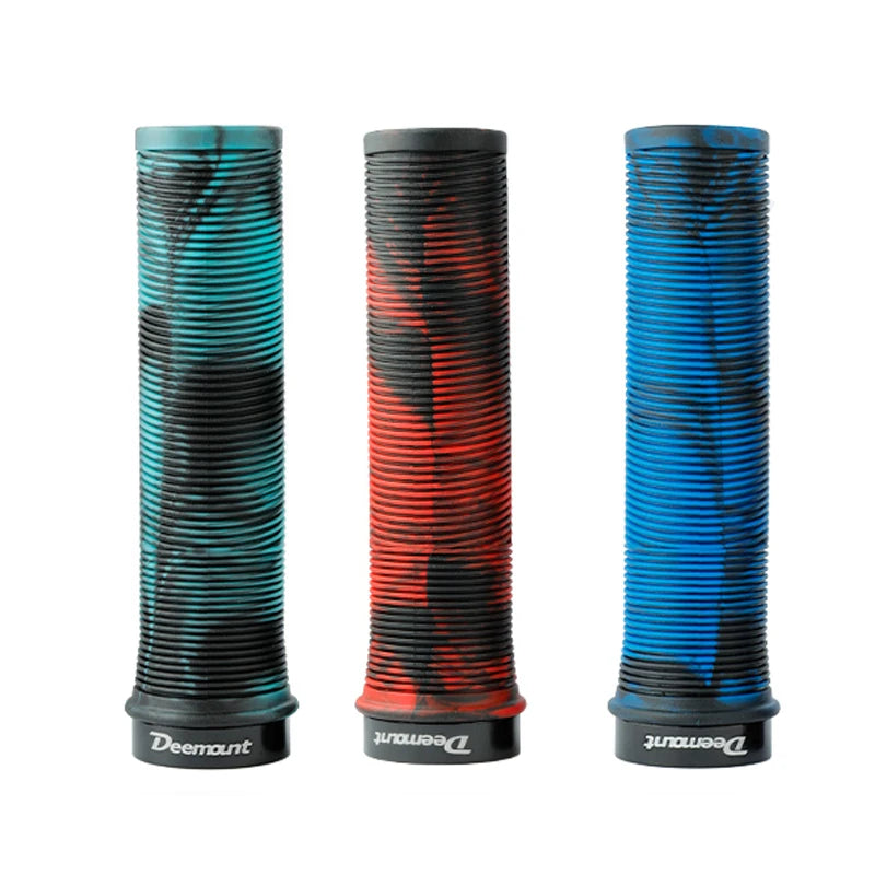 Deemount Bicycle Handlebar Grips Anti-skid Bar End Comfy Hand Feel MTB Cycling Hand Rest Shock-absorbing Bike Grips
