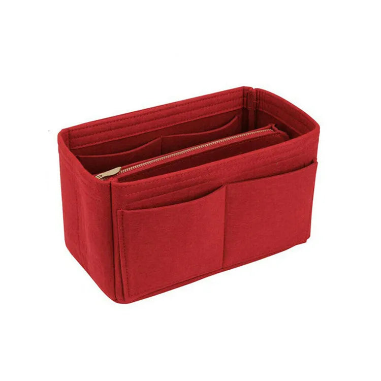 Hot Large Capacity Customized Environmental LightweightFelt Makeup Tote Storage Bag