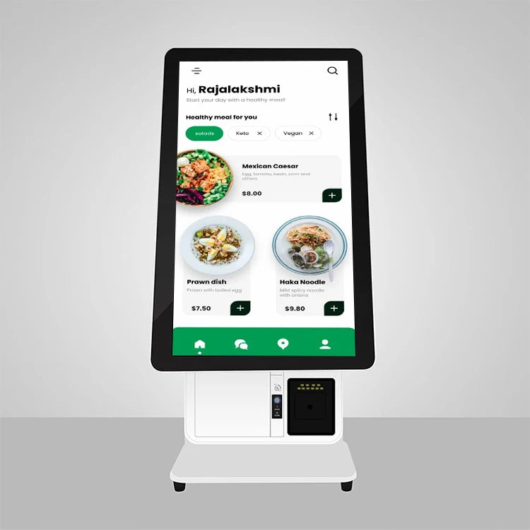 Smart Parking 21.5 Inch Self Service Order Transactions Payment Touch Screen Kiosk