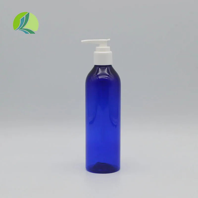 Premium Blue Plastic Spray Bottle 250ml Pump Head Pressure Household Hand Sanitizer Bottle Shampoo Dispensed in Empty Bottles