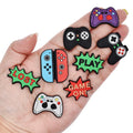 Pac-Man Game Handle Controller Shoe Charms Shoe Decorations for Adding Fun to Your Footwear