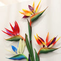Real Touch Single Stem Plants Bird of Paradise Artificial Flowers Strelitzia Reginae Aiton for Sale