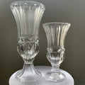 New Design Polished Crystal Glass Vase with Love Theme for Interior Home Decoration Clear White Souvenir Wedding Moving Gifts