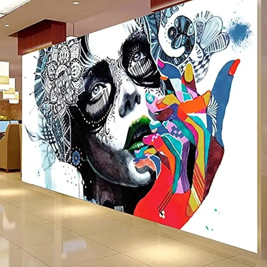 Custom Design Printing Large PVC Vinyl Wall Wrap Decorative Stickers Home Decor for Living Room