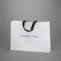 White Color Eco-friendly Shopping Bags With logo Printing Wholesale Handle Packing Non Woven Packing Bag
