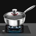 Titanium 18cm Restaurant Gas Wok Cooker Induction Mini Wok Japanese Wok Pan