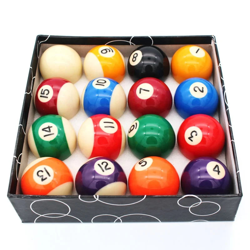 50.8mm Billiard Pool Ball 2" Billiard 8 Ball Pool Ball Set 16x